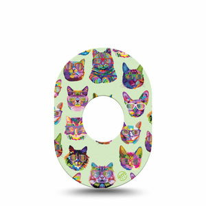 ExpressionMed Cat Party Adhesive Patch Dexcom G7