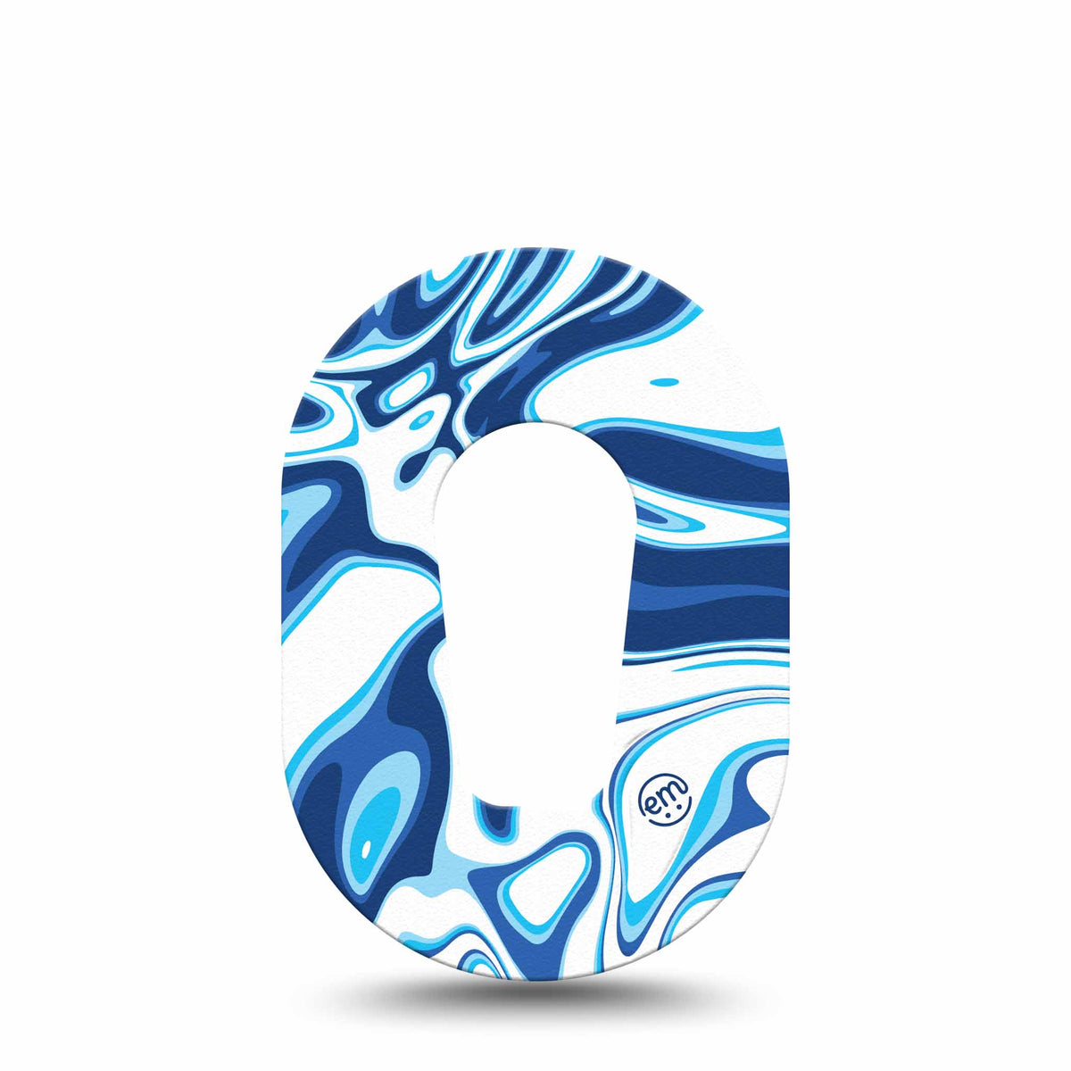 ExpressionMed Mini Blue Marble Adhesive Patch G6/One