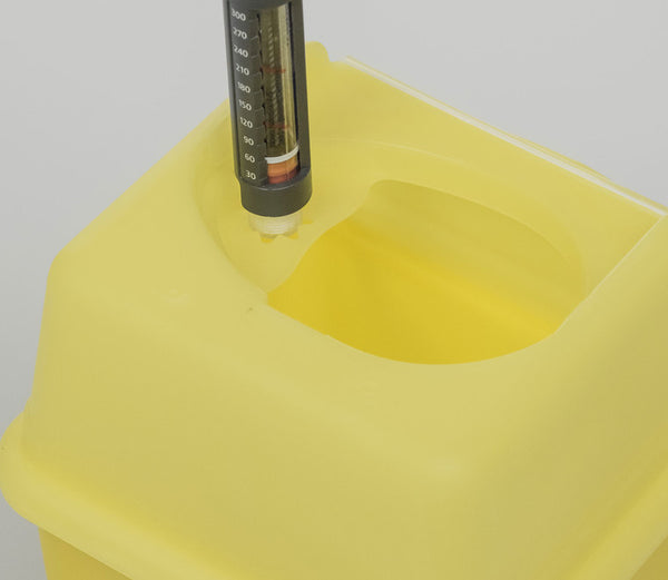 Sharps Waste Bin Box Sharpsafe 0.6 L Medical Lab Supplies Disposables Travel - Foto 7