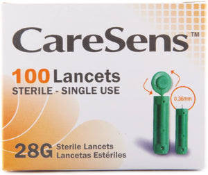 CareSens Lancets - 100 28G lancets