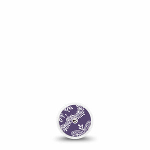 ExpressionMed Libre Sensor Sticker (Purple Henna)