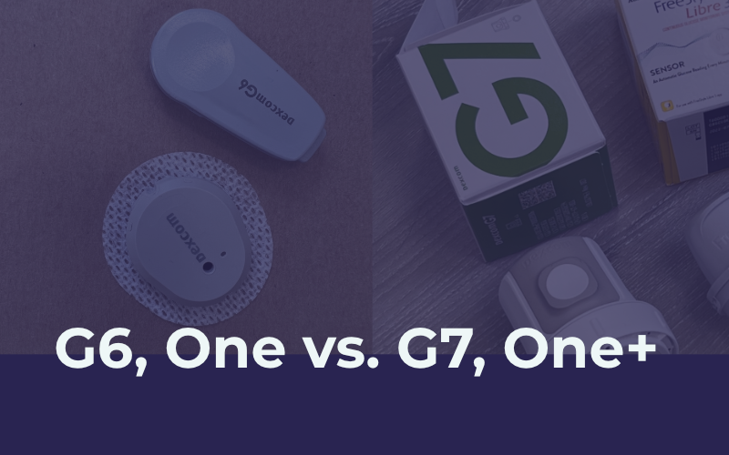 Dexcom G6 vs. One & G7 vs. One + - Diabeticsupply.co.uk