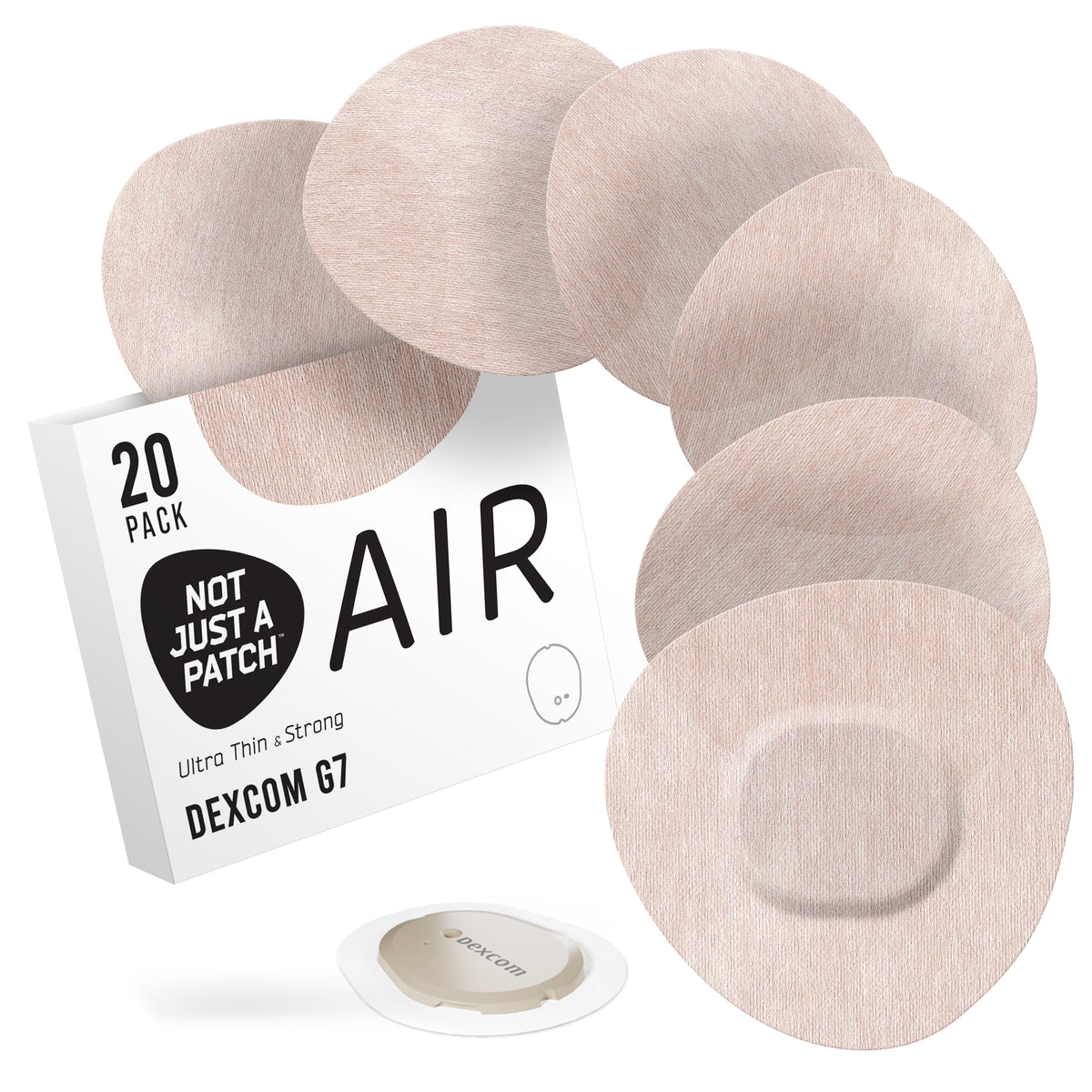 Not Just a Patch Air Mini - Dexcom G7/Dexcom ONE+  - 20 Pack