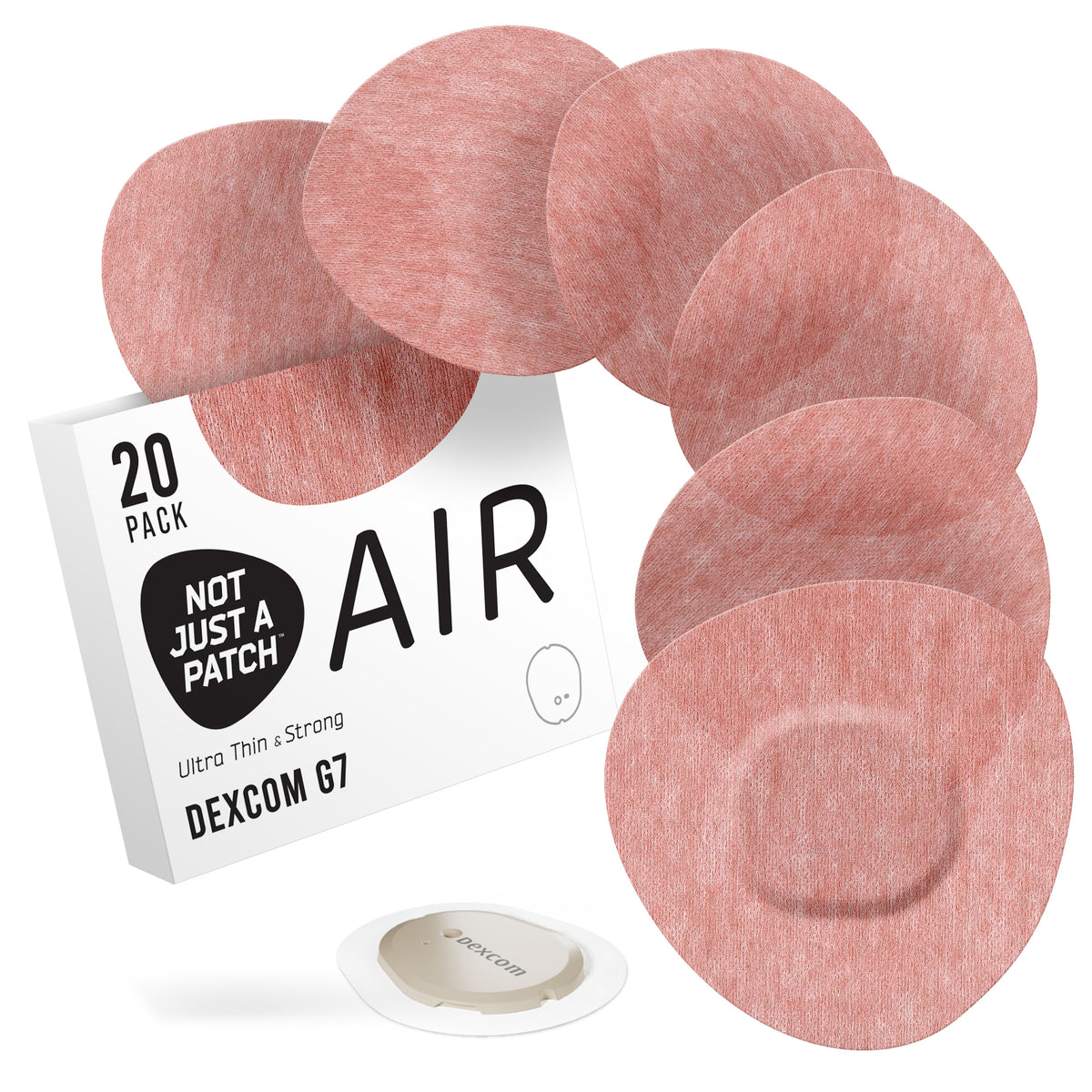 Not Just a Patch Air Mini - Dexcom G7/Dexcom ONE+  - 20 Pack