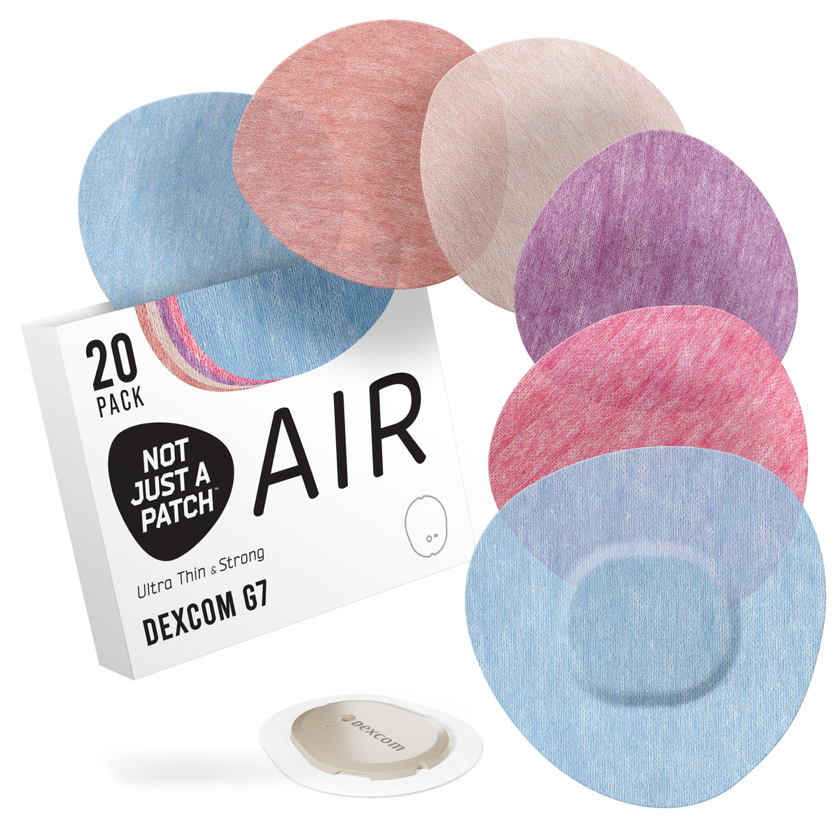 Not Just a Patch Air Mini - Dexcom G7/Dexcom ONE+  - 20 Pack