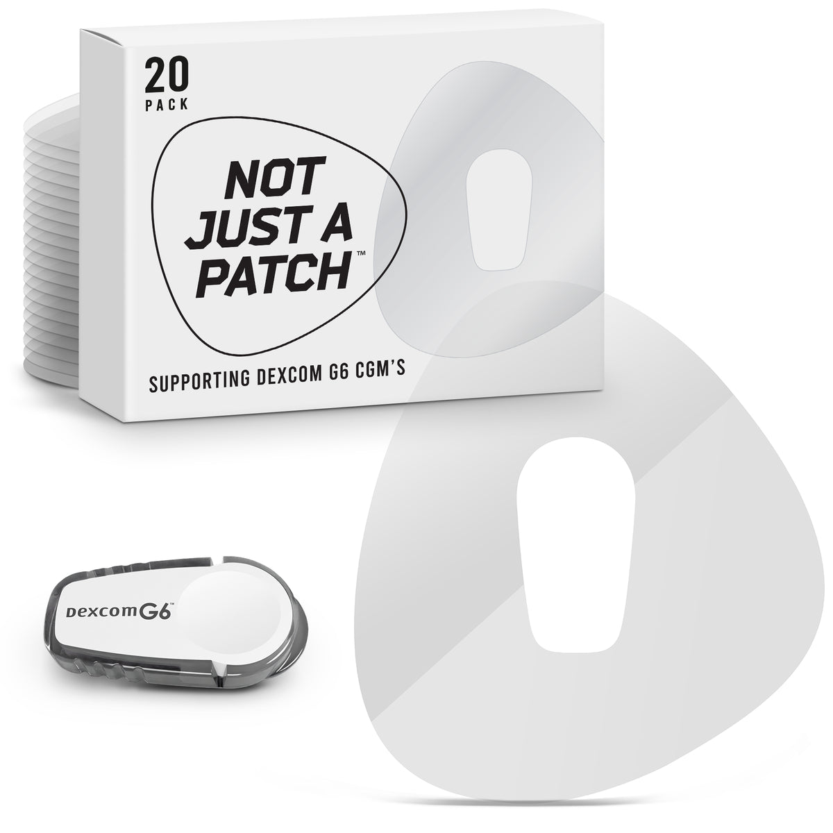 Sample Patch - Not Just a Patch Clear - Dexcom G6/One