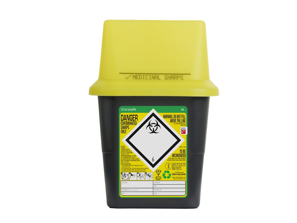Sharpsafe 4L Disposal Box