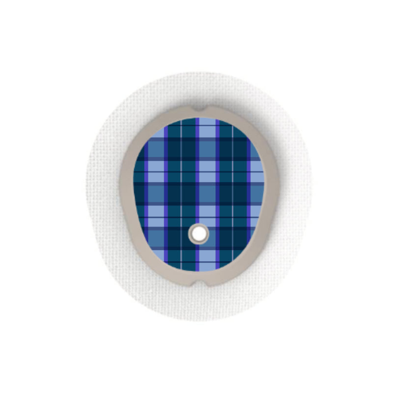 Dexcom G7/Dexcom One+ Sensor Sticker (Ambient Blues) 6 pack