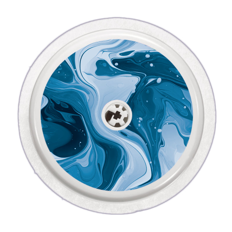 Freestyle Libre 2 Sensor Stickers (Ambient Blues) 6 pack