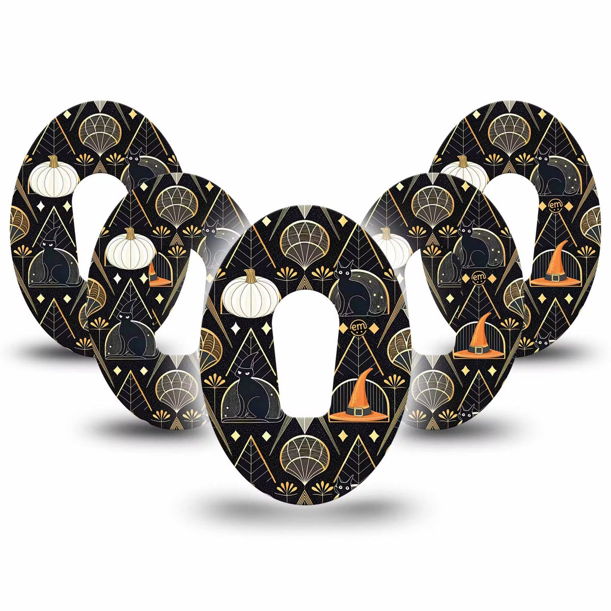 ExpressionMed Art Deco Halloween Adhesive Patch Dexcom G6/One