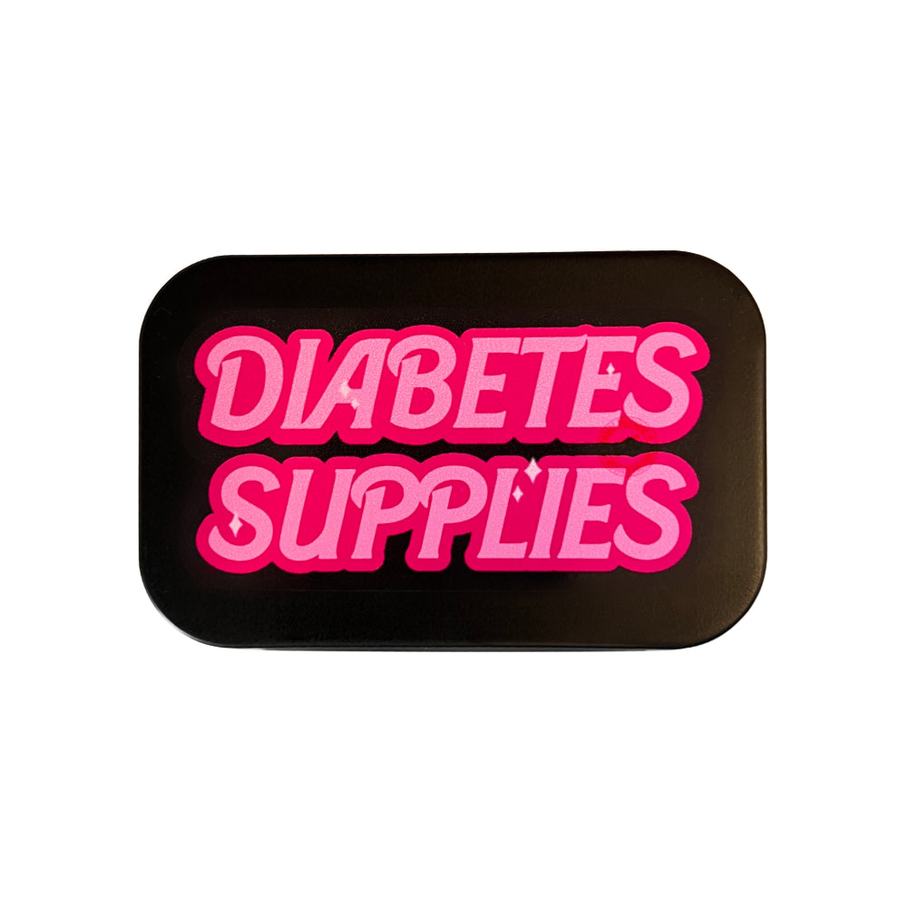 ETC Supplies Tin (Barbie Doll inspired &#39;Diabetes Supplies&#39;)