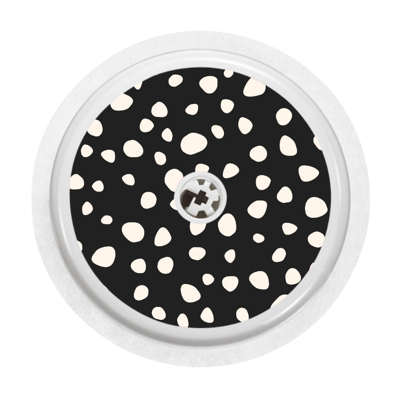 Freestyle Libre 2 Sensor Cover (Black Spotty Dotty)