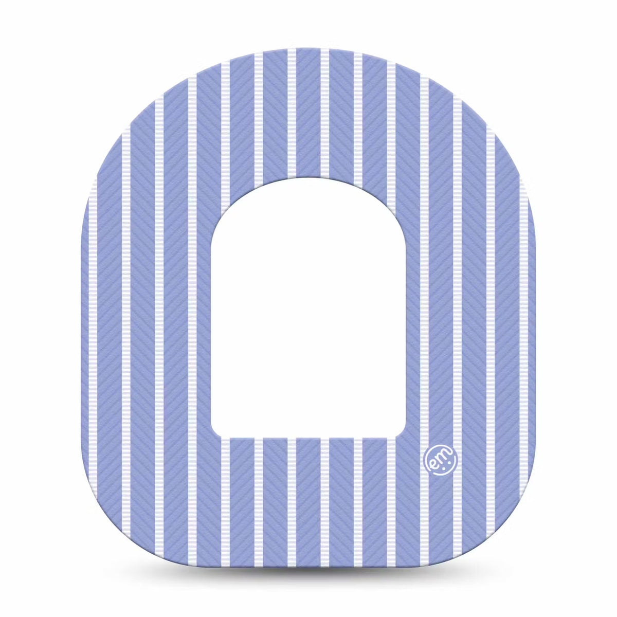 ExpressionMed Blue Stripes Adhesive Patch Omnipod