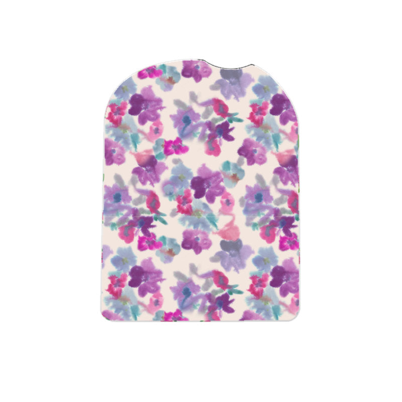 Omnipod Cover Stickers (Blurry Pansies) 3 Pack