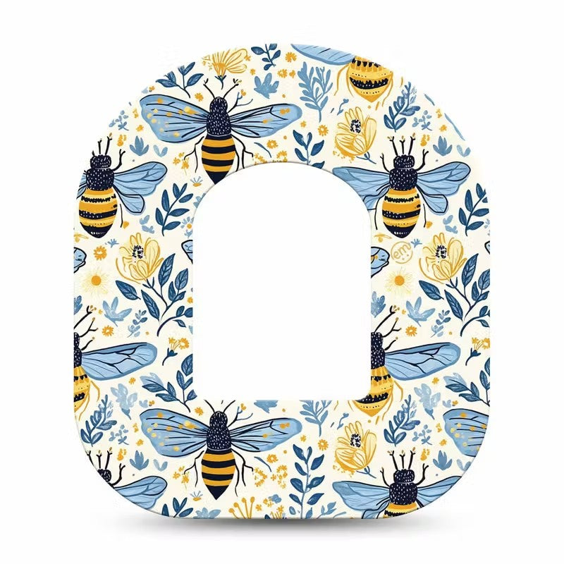 ExpressionMed Busy Bees Adhesive Patch Omnipod