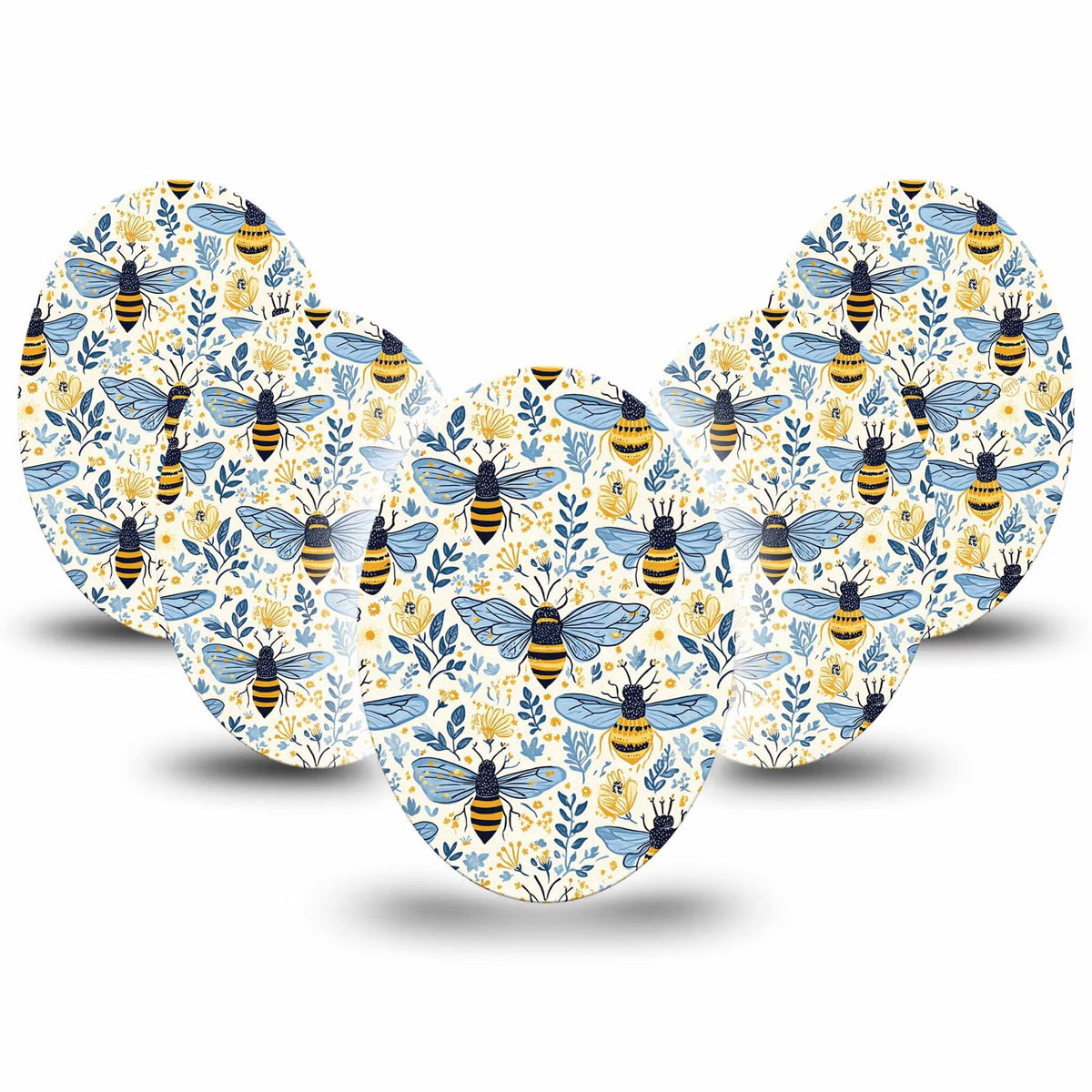 ExpressionMed Busy Bees Adhesive Patch Oval
