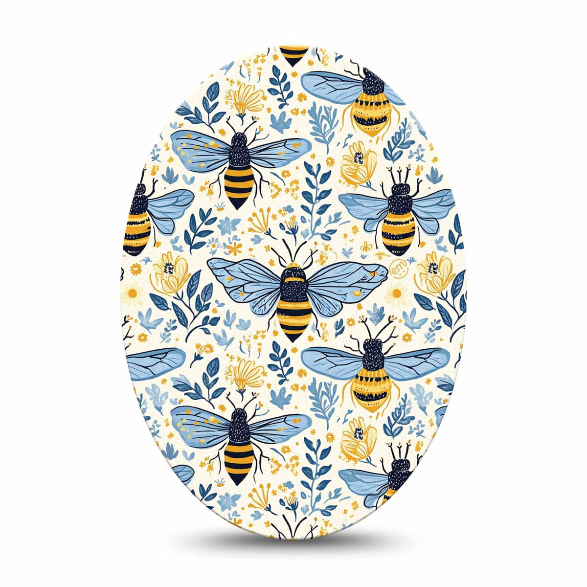 ExpressionMed Busy Bees Adhesive Patch Oval
