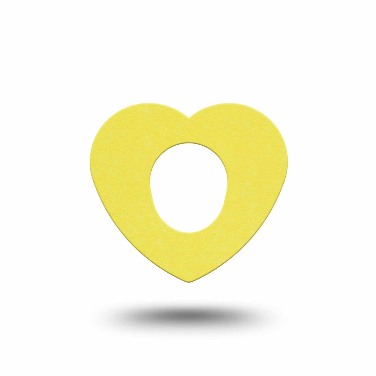 ExpressionMed Butter Yellow Dexcom G7 Heart Adhesive Patch