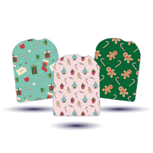 Omnipod Cover Sticker (Candy Canes) 3pk