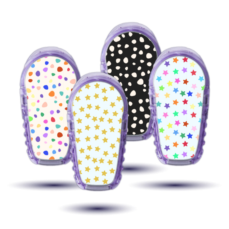 Dexcom G6/One Sensor Stickers (Celebration) 4pk