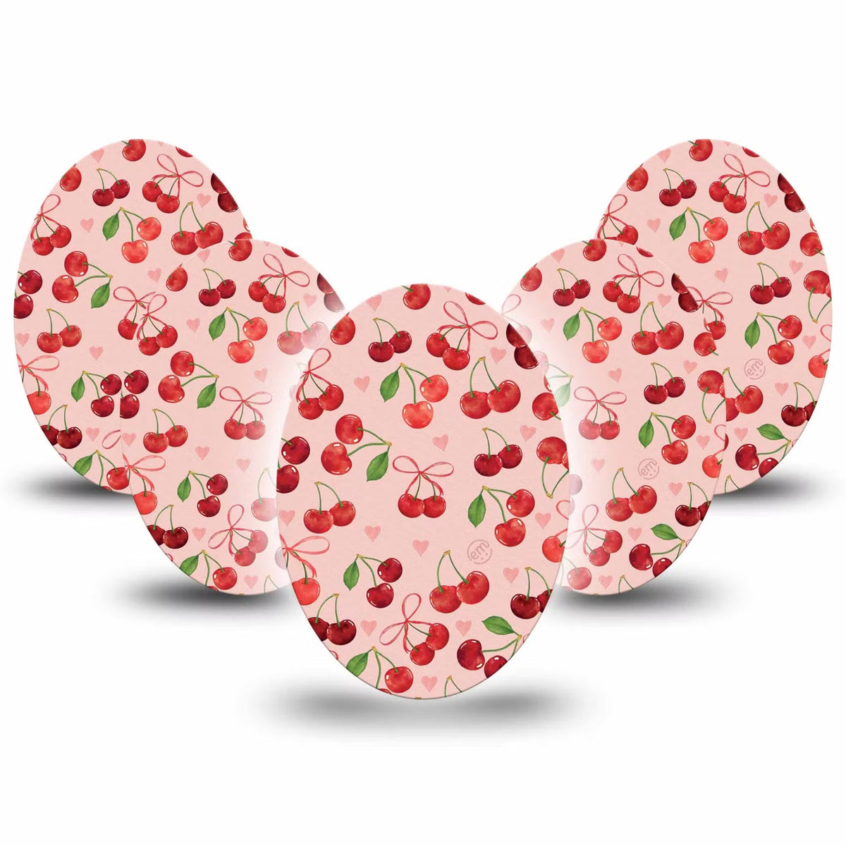ExpressionMed Cherries Adhesive Patch Oval