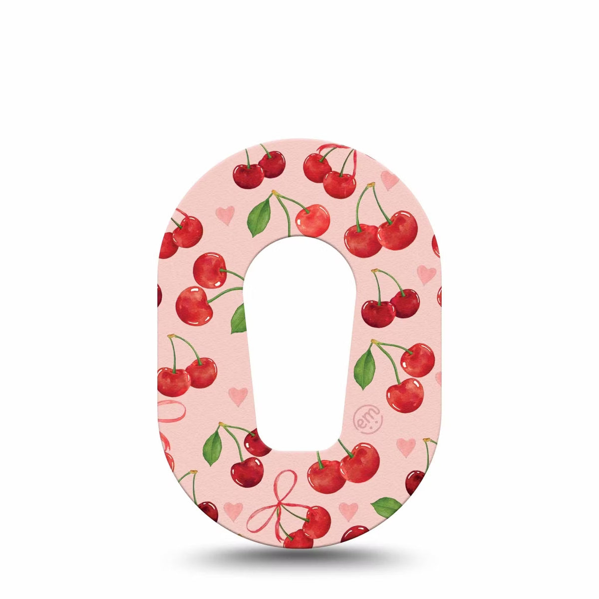 ExpressionMed Mini Cherries Adhesive Patch Dexcom G6/One