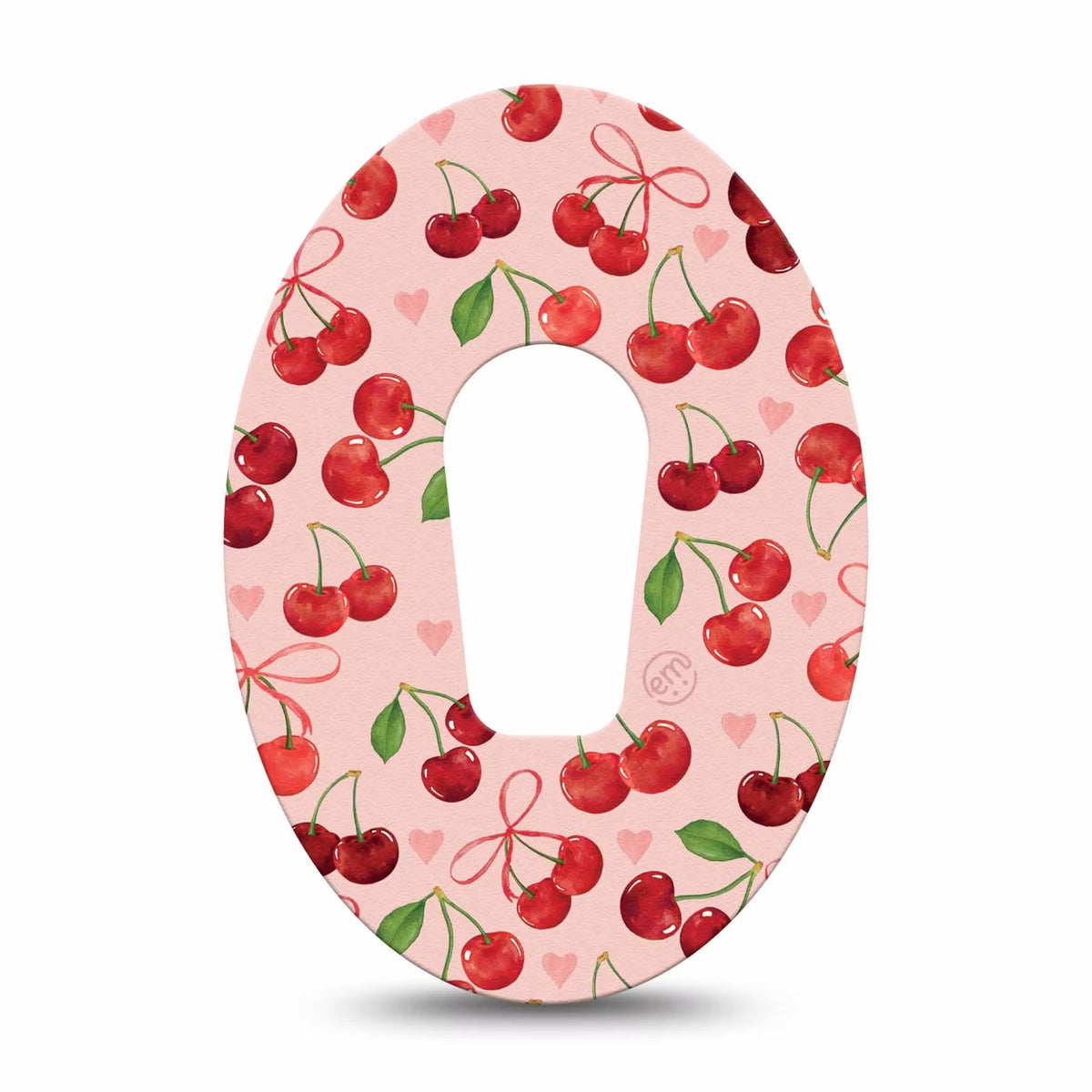 ExpressionMed Cherries Adhesive Patch Dexcom G6/One