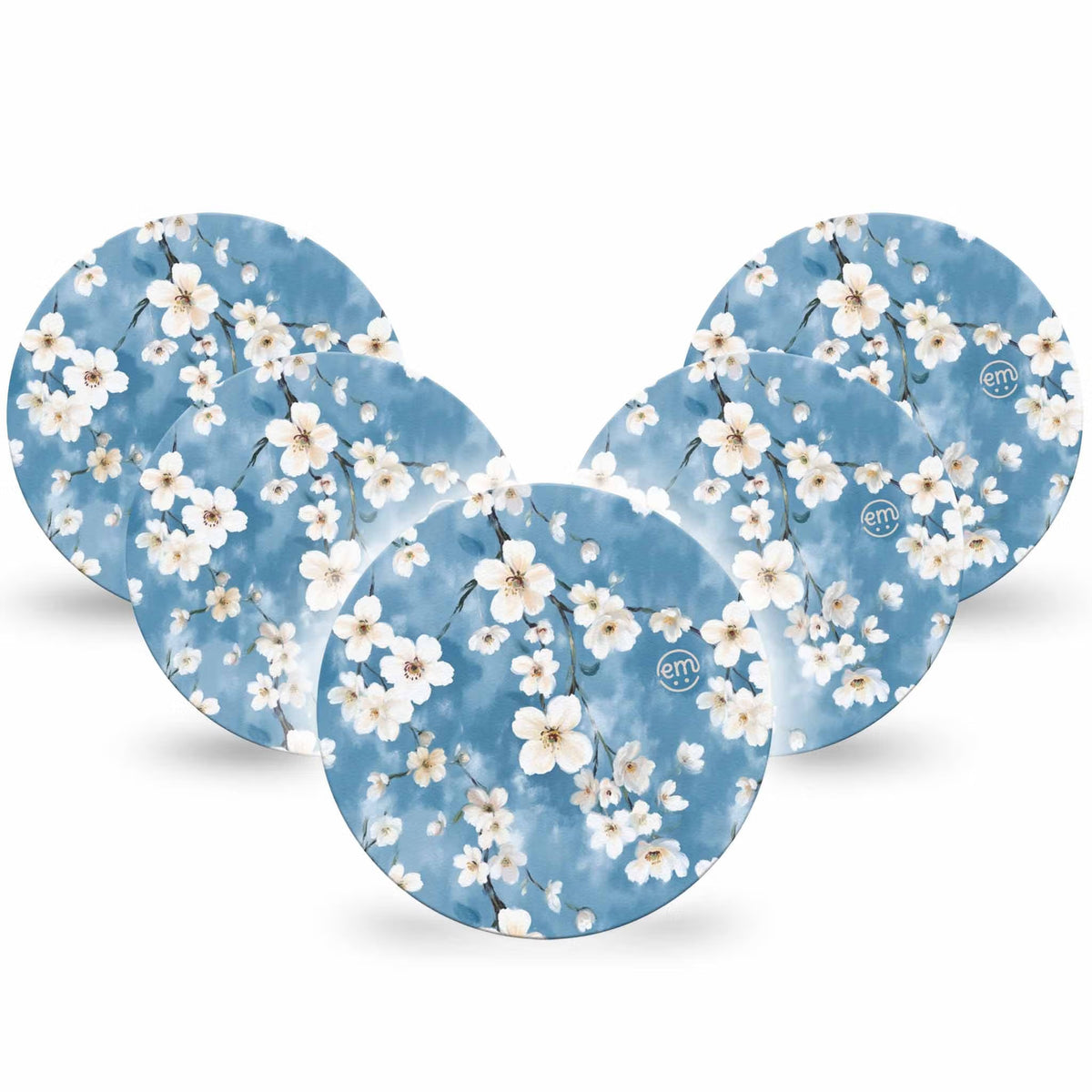 ExpressionMed OverPatch Cherry Blossom Adhesive Patch Freestyle Libre 2 or 3