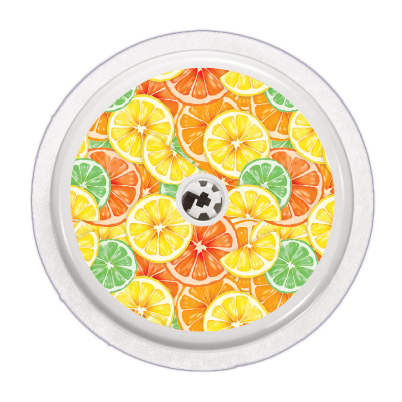 Freestyle Libre 2 Sensor Stickers (Citrus Prints) 6 pack
