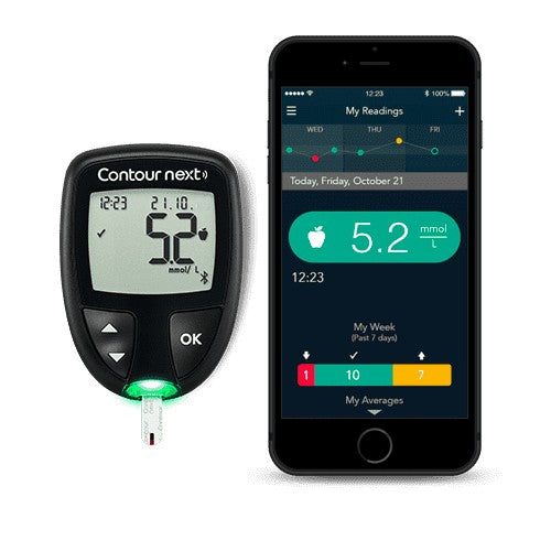 Contor Meter Kit Contour® Next Blood Glucose Meter Kit - Diabeticsupply.co.uk