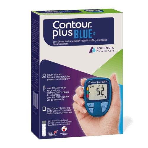 Contour® Plus Blue Blood Glucose Meter Kit