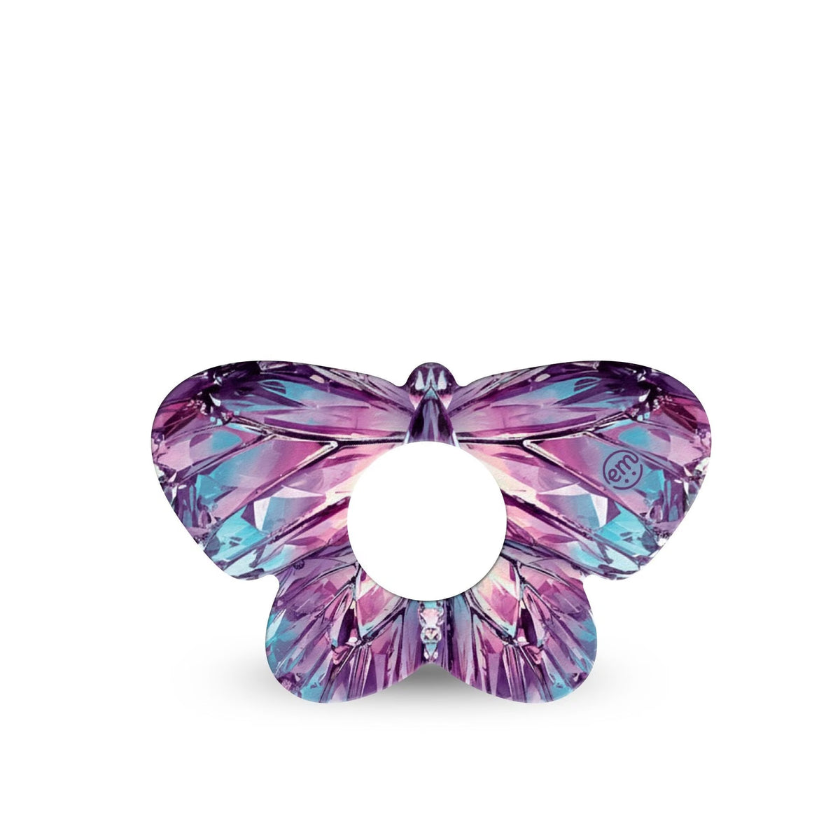 ExpressionMed Crystal Butterfly Shape Adhesive Patch Infusion Set