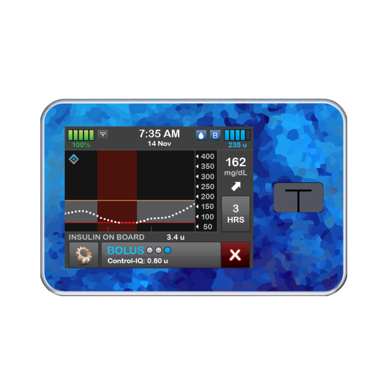 T:slim Cover Sticker (Deep Blue)
