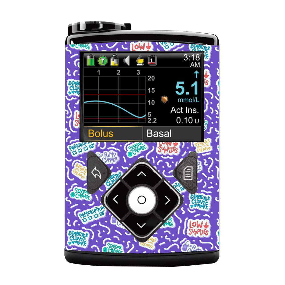 Medtronic 640/670/780G Pump Sticker (Dia Chaos)
