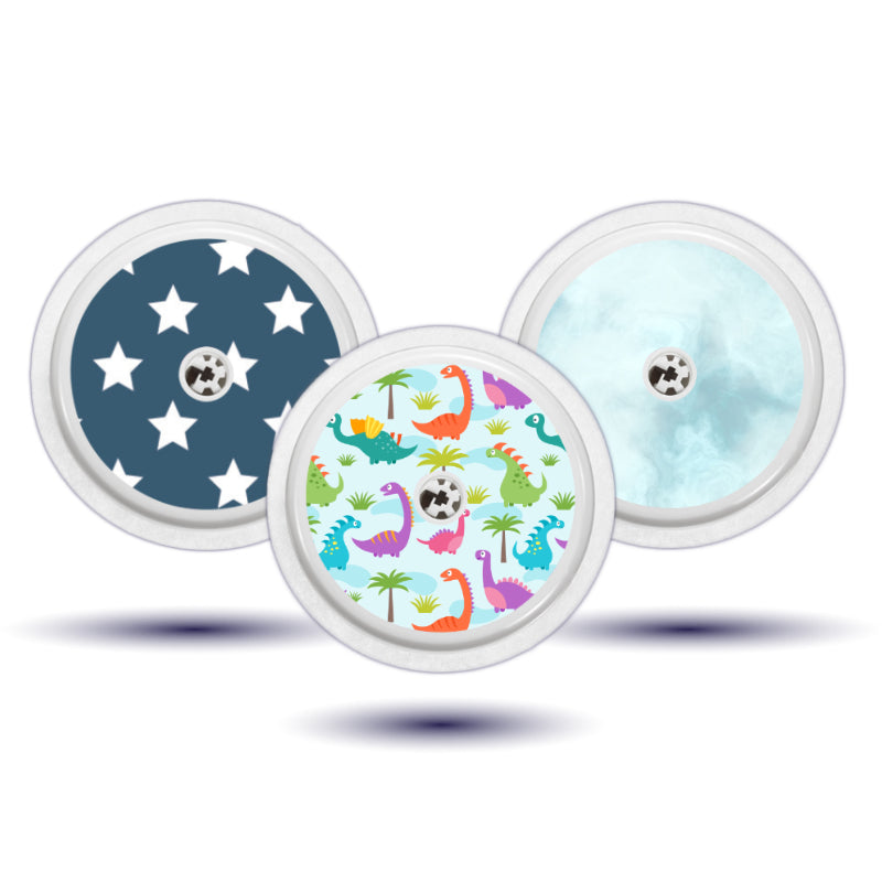 Freestyle Libre 2 Sensor Cover (Dinos) 3pk