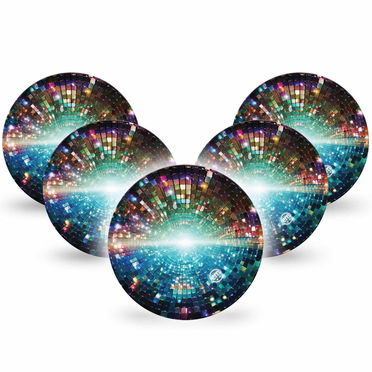 ExpressionMed OverPatch Disco Lights Adhesive Patch Freestyle Libre 2 or 3