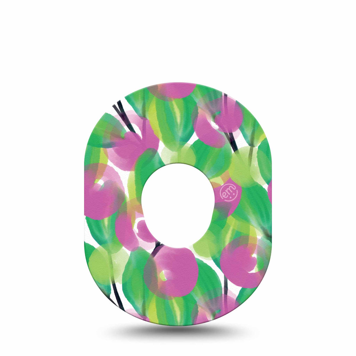 ExpressionMed Stylish Blooms Adhesive Patch Dexcom G7/Dexcom ONE+