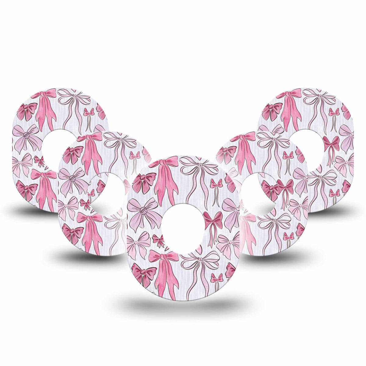 ExpressionMed Bows and Ribbons Adhesive Patch Dexcom G7/Dexcom ONE+