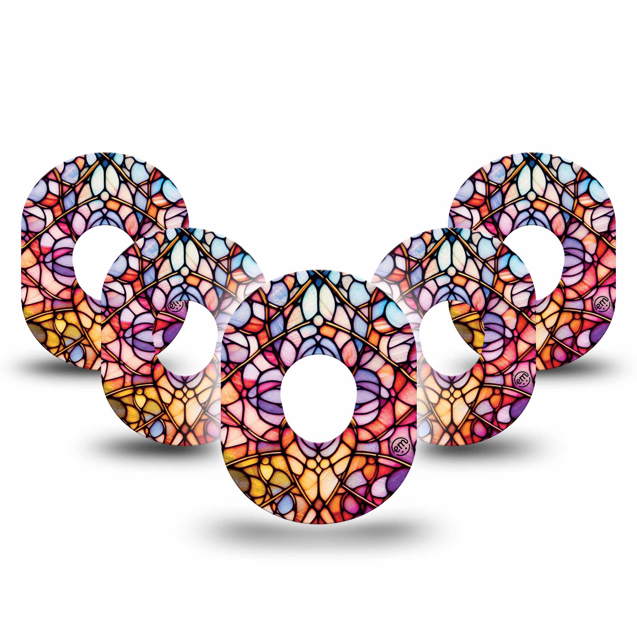 ExpressionMed Stained Glass Adhesive Patch Dexcom G7/Dexcom ONE+ ...