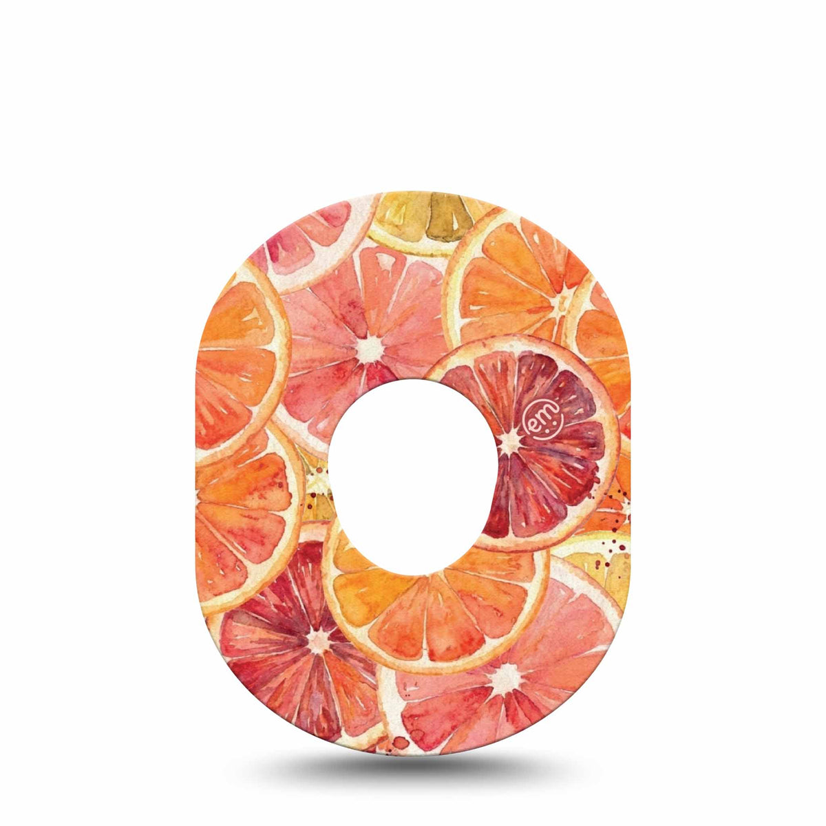 ExpressionMed Oranges Adhesive Patch Dexcom G7/Dexcom ONE+
