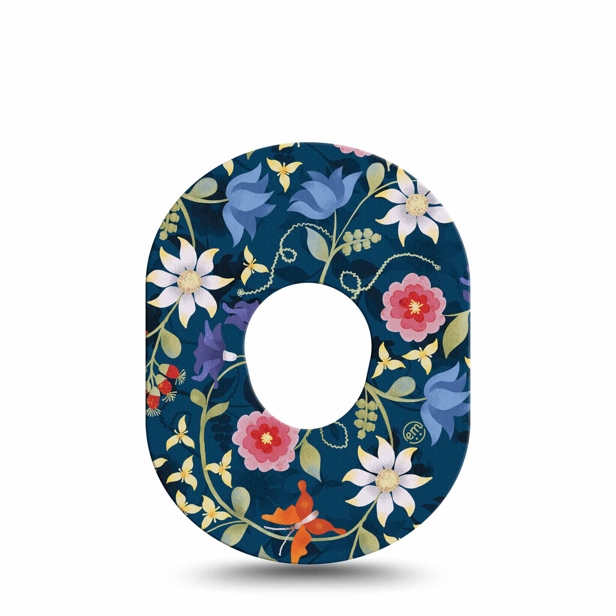ExpressionMed Floral Folklore Adhesive Patch Dexcom G7/Dexcom ONE+