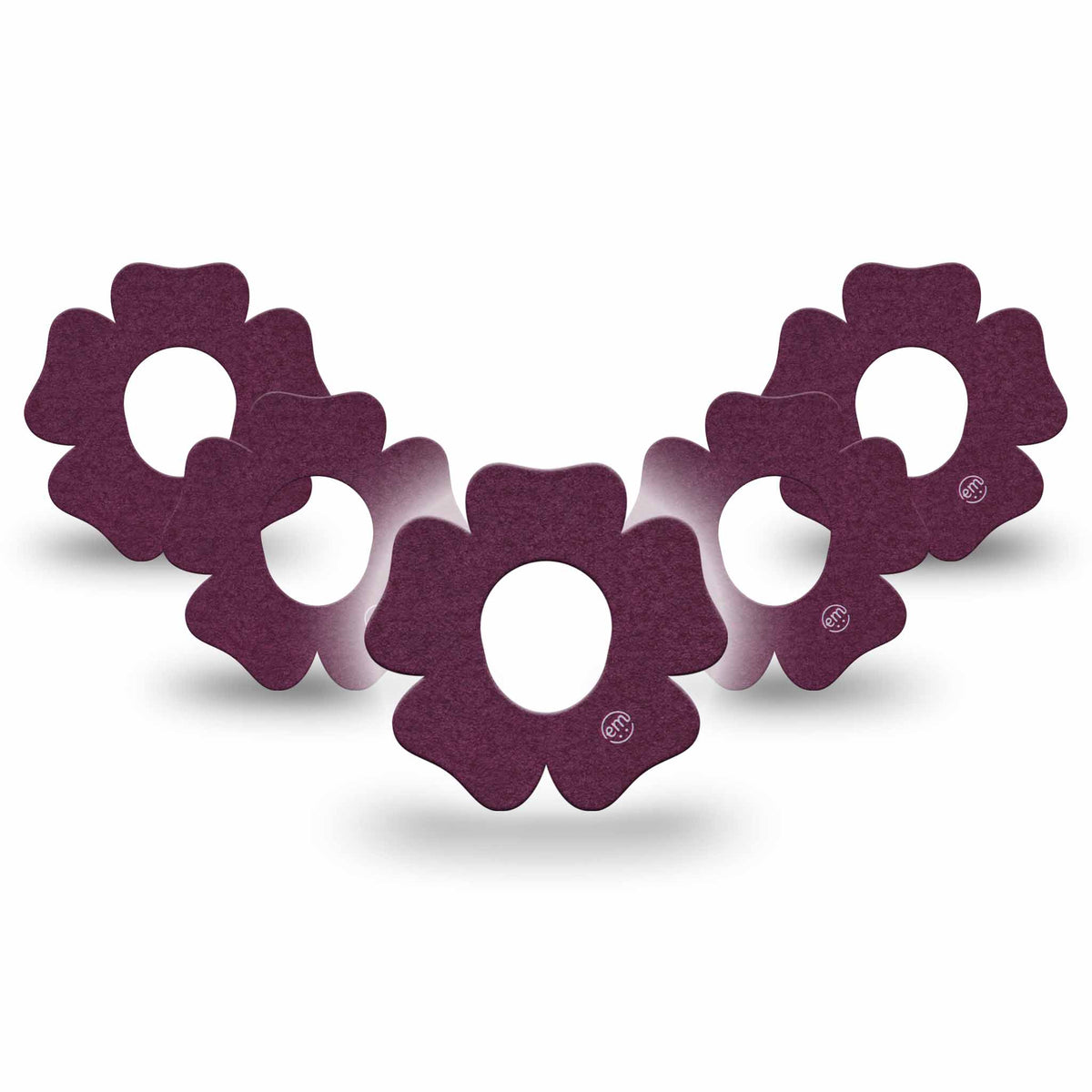 ExpressionMed Wine Dexcom G7 Flower Adhesive Patch