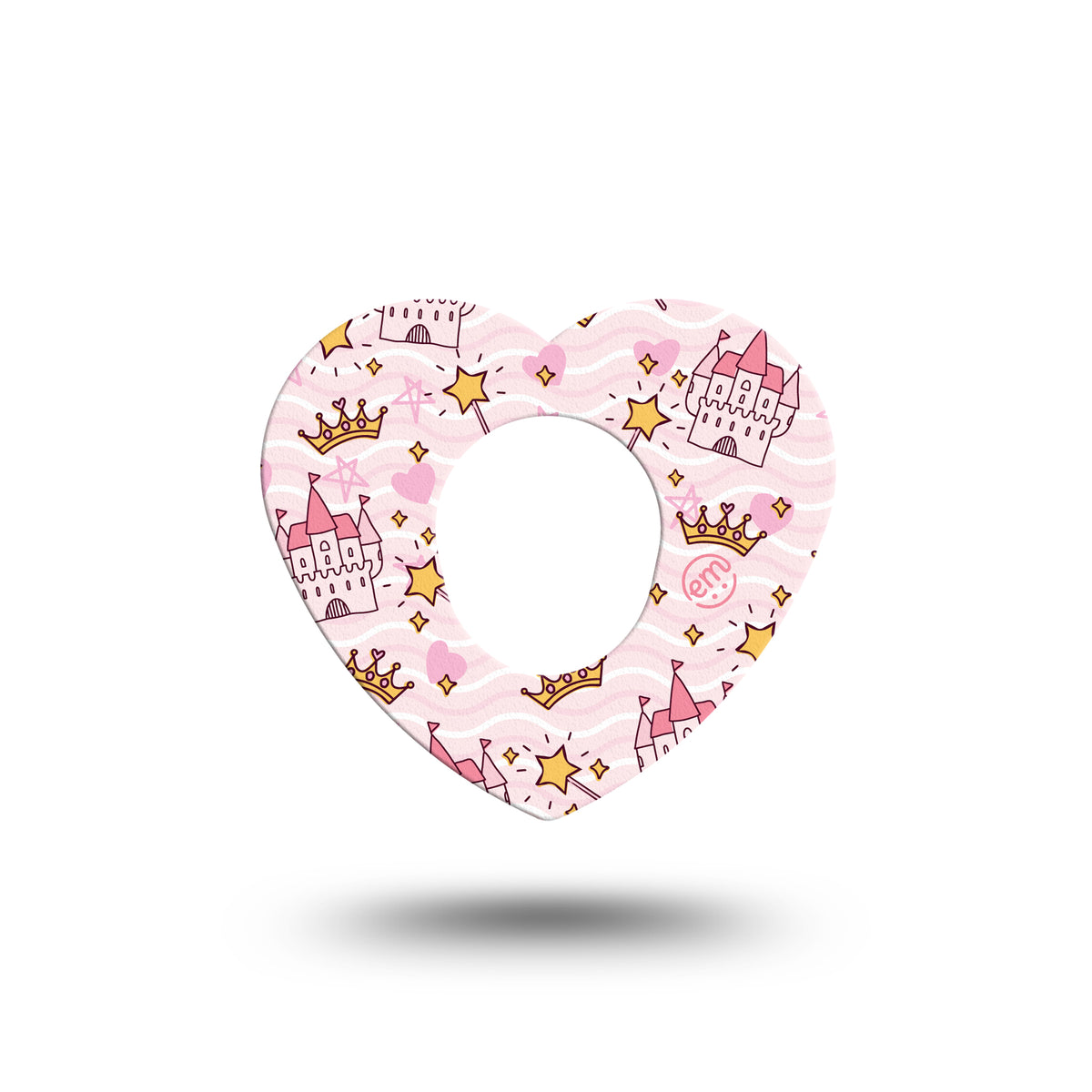 ExpressionMed Castles Dexcom G7 Heart Adhesive Patch