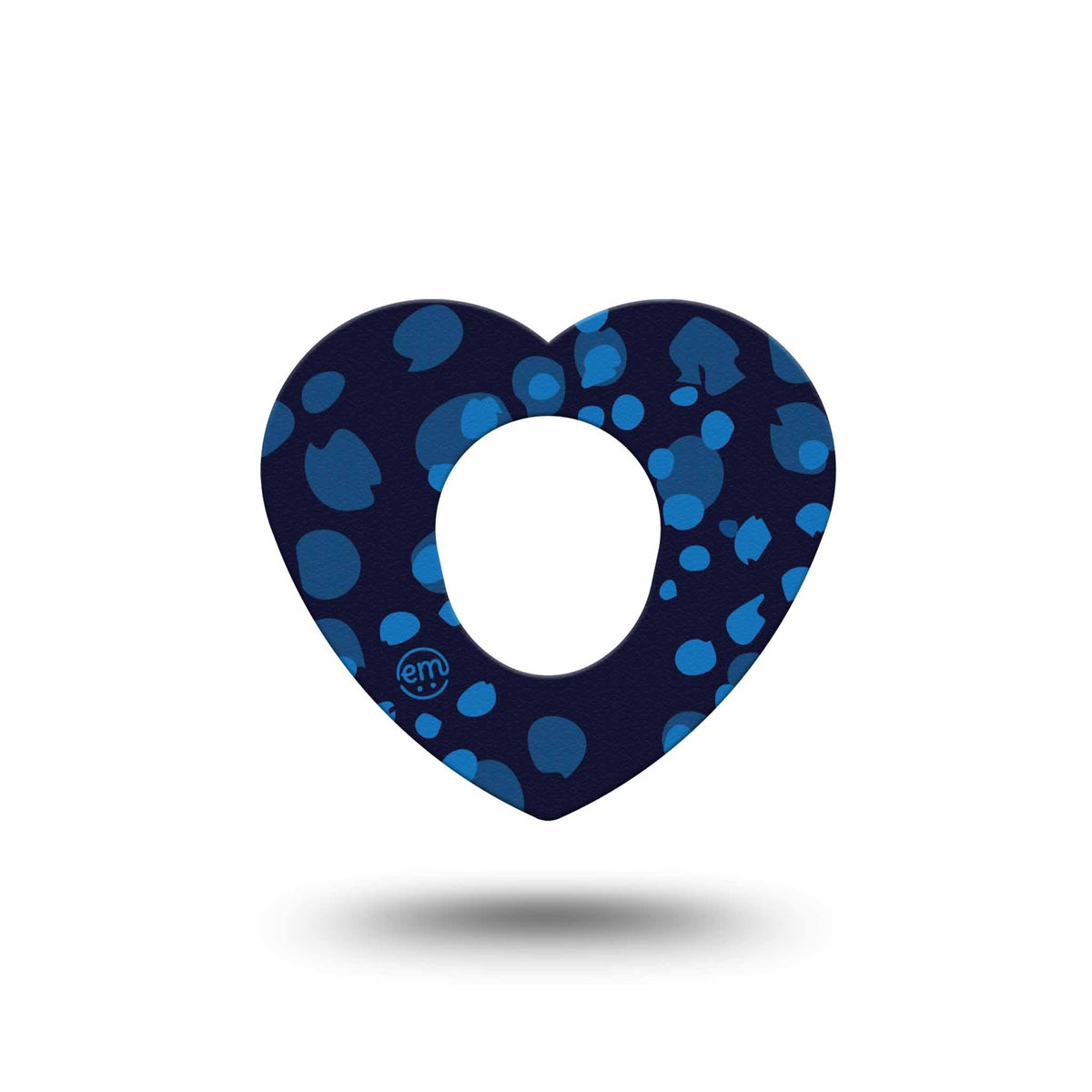 ExpressionMed Blue Drops Dexcom G7 Heart Adhesive Patch