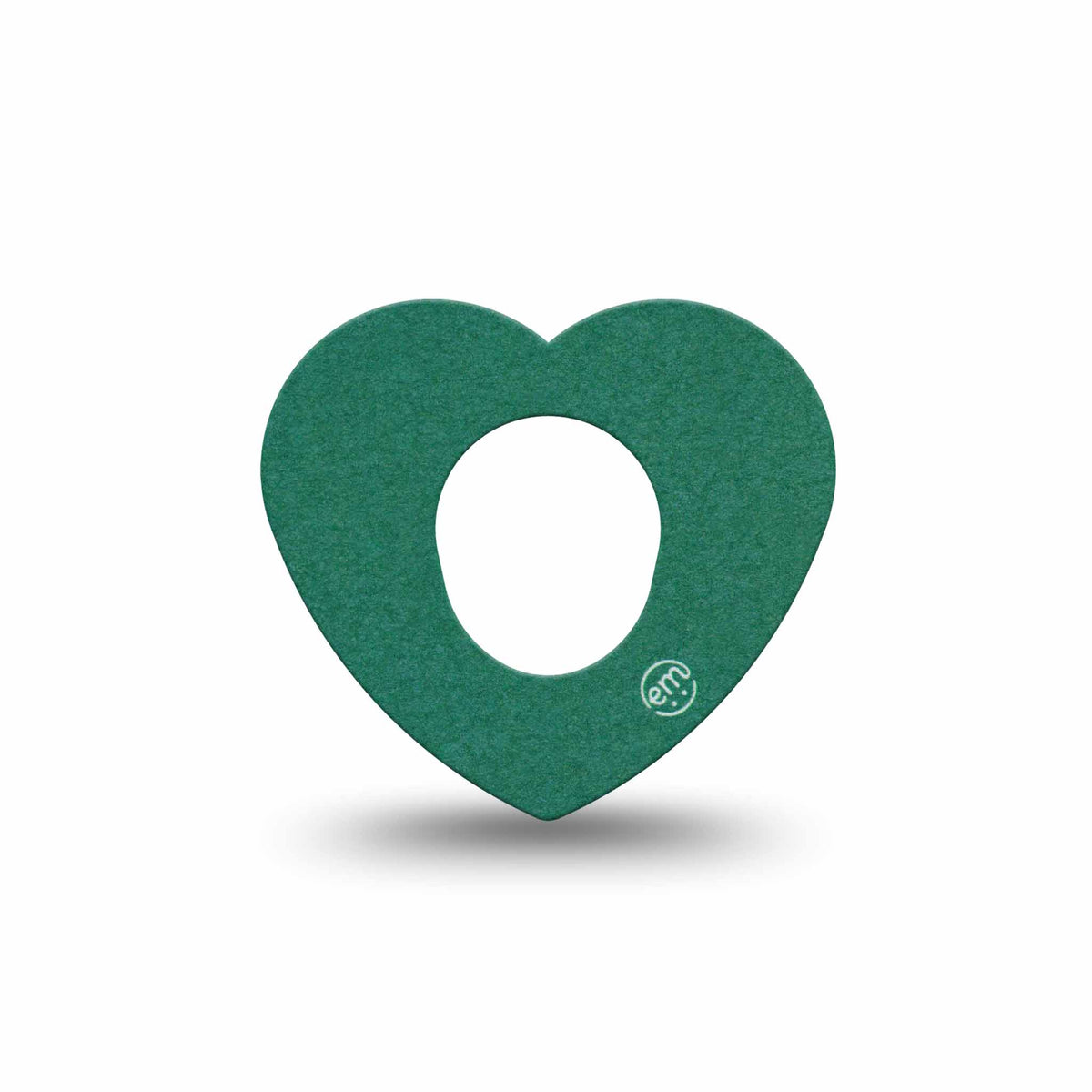 ExpressionMed Forest Green Dexcom G7 Heart Adhesive Patch