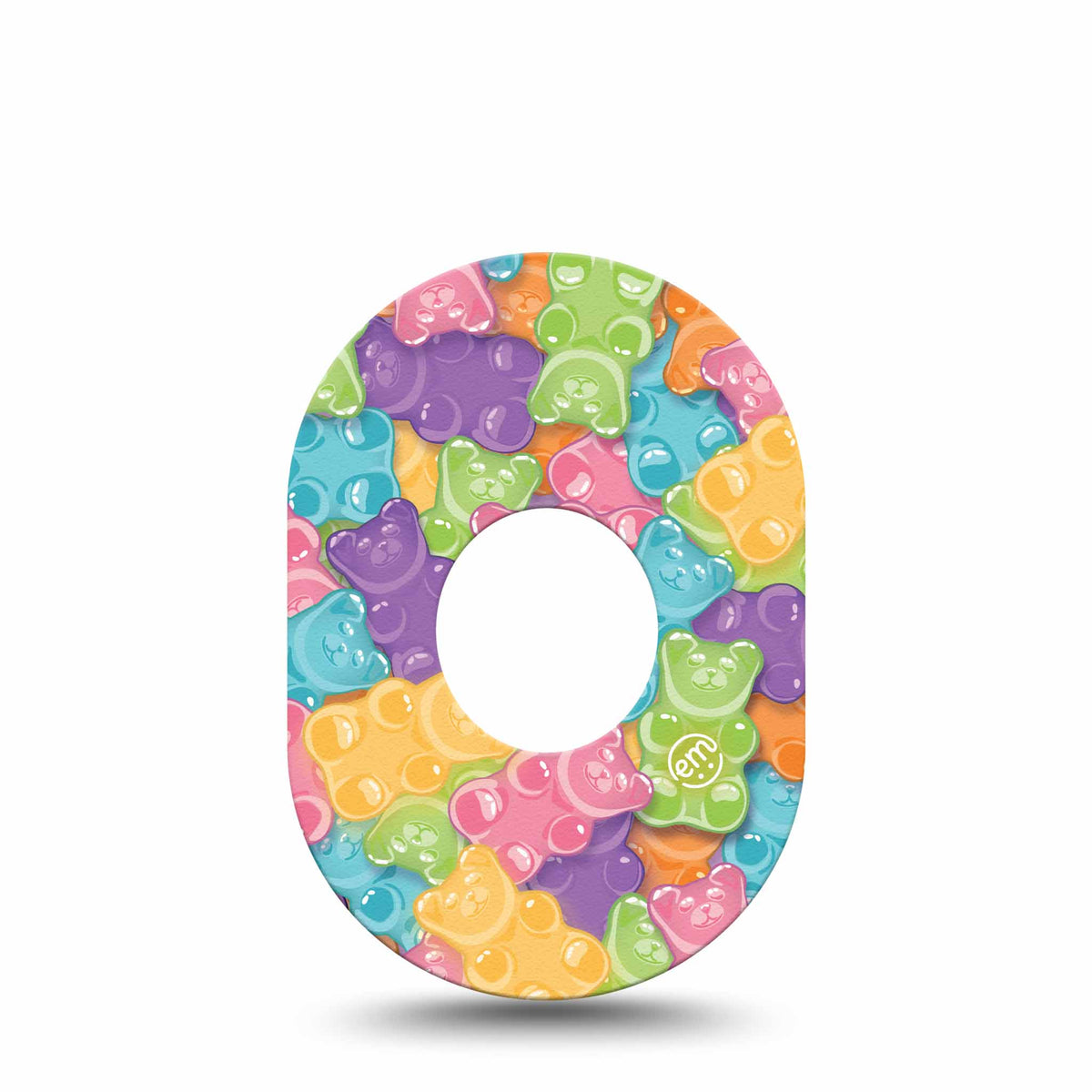 ExpressionMed Gummy Bears Adhesive Patch Dexcom G7/Dexcom ONE+