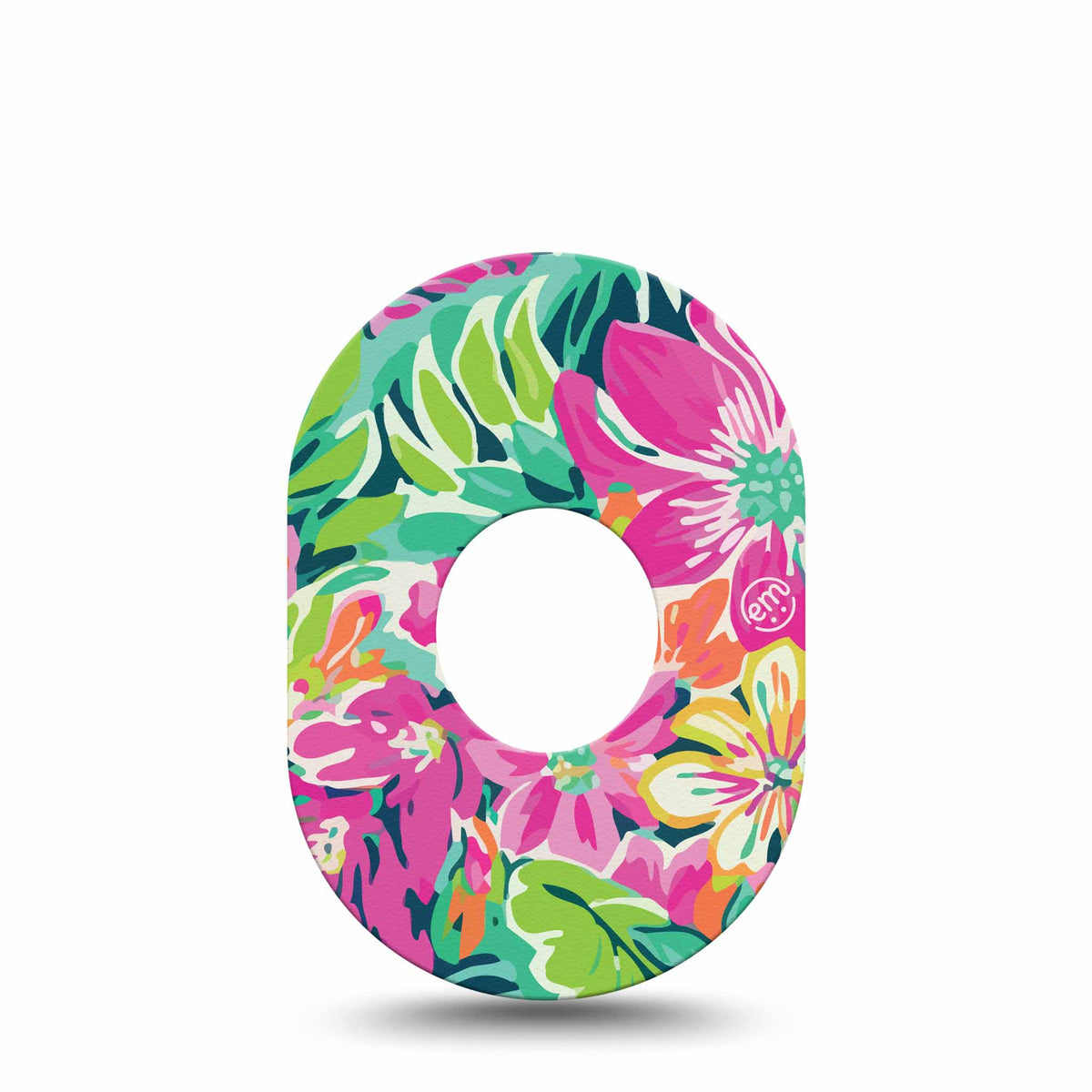ExpressionMed Tropic Burst Adhesive Patch Dexcom G7/Dexcom ONE+