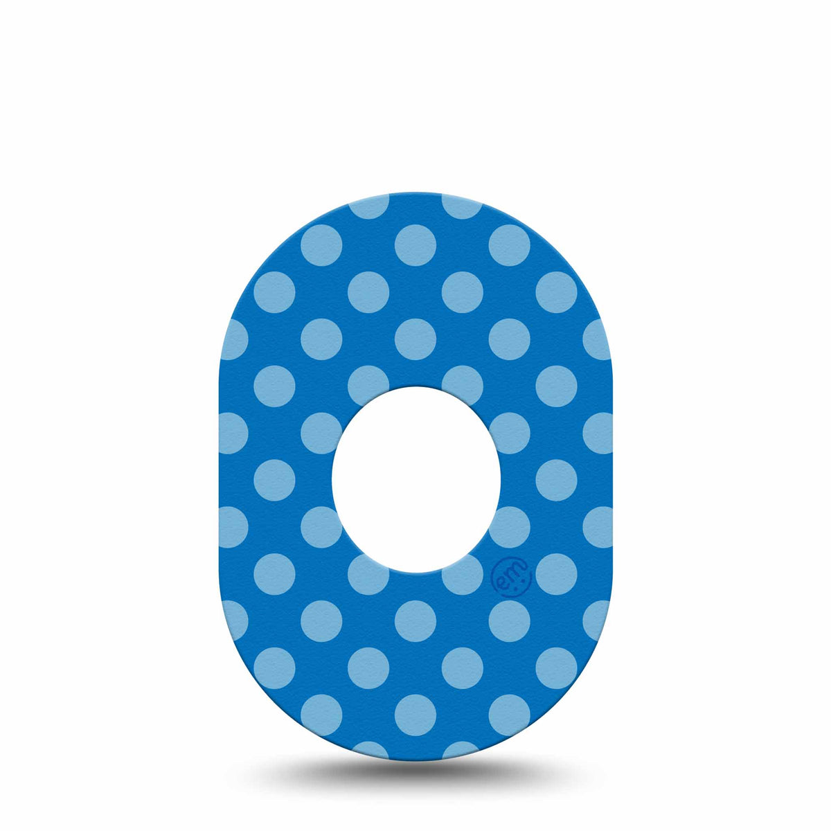 ExpressionMed Blue Polka Dots Adhesive Patch Dexcom G7/Dexcom ONE+
