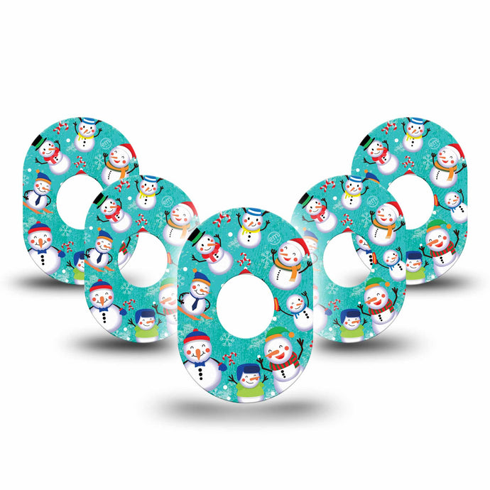 ExpressionMed Snowman Celebration Adhesive Patch Dexcom G7