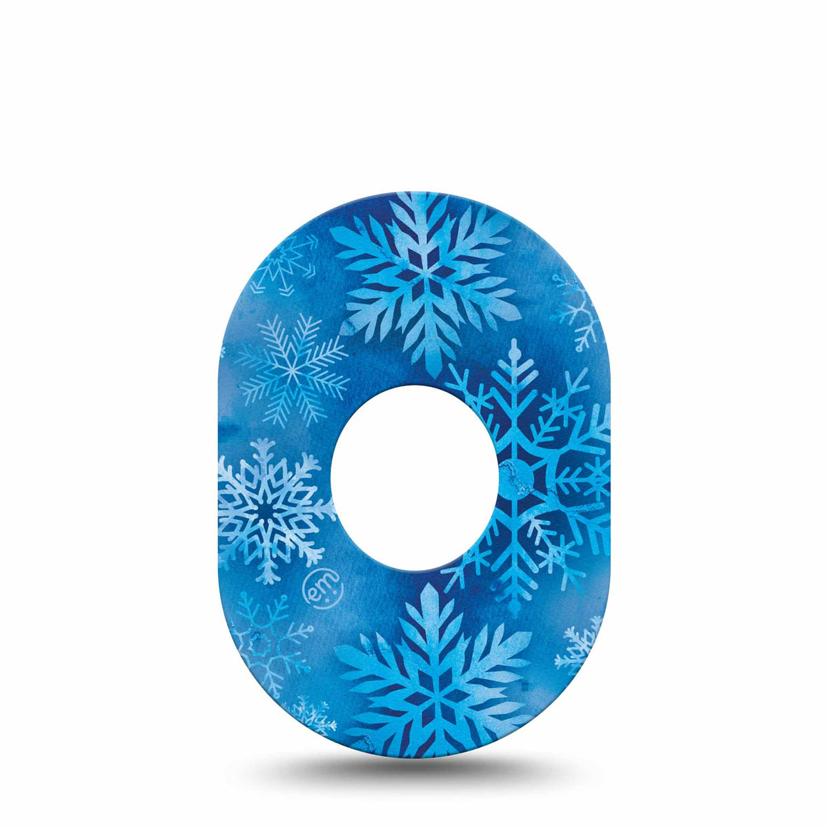 ExpressionMed Falling Snow Adhesive Patch Dexcom G7/Dexcom ONE+